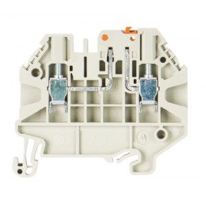 Клемма с размыкателем WT 2,5 TKM P, Клемма с ножевым размыкателем, тип фиксации провода: винтовой, номинальное сечение: 2,5 мм кв., 20A, 500V, ширина: 5 мм, цвет: серый, тип монтажа: DIN35