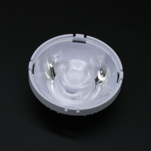 ASH43D16H2G, Линза для светодиода 3535/3030, ~2°, D=43мм H:16мм, PMMA