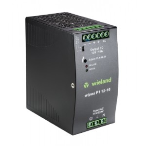 Блок питания WIPOS P1 12-10, Источник питания, однофазный, 12 V / 10 A, 285 W; диапазон входных напряжений: 115/230 V AC, 210 – 375 V DC; габариты (мм): ширина x высота x глубина: 64 x 124.5 x 123.6; вес 0,92 кг; монтаж: на DIN рейку, температура окружающей среды –35°C…+70°C