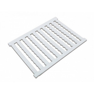 Маркировка (в кассетах) ZBFM5, Кассета с маркировочными шильдиками, для клемм сечением 2,5 мм.кв., 100 шильдиков, нанесенные символы: чистая, размер шильдика: 4,4 x 4,7 мм, цвет: белый