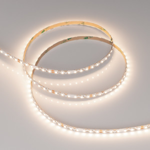 Лента RZ-A120-6mm 24V Warm3500 (9.6 W/m, IP20, 2835, 5m) 041486, Гибкая лента с фигурной платой в форме волны, легко изгибается на плоскости. Светодиоды smd 2835, 120шт/м (600шт на 5м), белая плата, скотч 3М. Цвет ТЕПЛЫЙ 3500K. Питание 24 В, мощность 9.6 Вт/м (48 Вт на 5 м), угол 120°, цветопередача CRI>90. Размеры 500