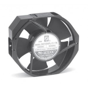OD172SAPL-48HB10, Вентиляторы постоянного тока DC Fan, 172x38mm, 48VDC, 225CFM, Ball Bearing, 2x Wire Leads AWG22, Tachometer, PWM