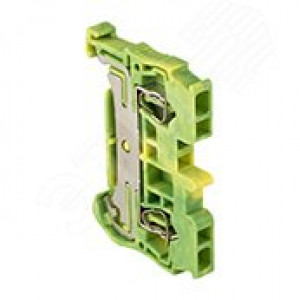 Колодка клеммная JXB-ST-2.5 земля пружинная PROxima plc-jxb-st-2.5-pen