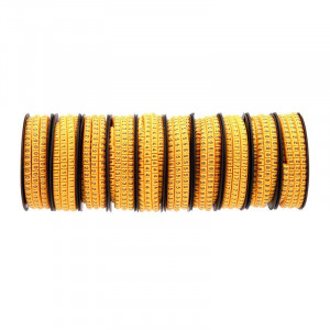 Маркер кабельный 0-9 комплект 10 роликов от 3.6 до 7.4мм 12-6061