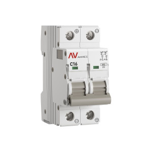 Выключатель автоматический AV-6 DC 2P 16A (C) 6kA EKF AVERES mcb6-DC-2-16C-av