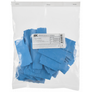 ARMAFIX Заглушка EPCX4-3 BU для колодки клеммной CP/CX4-3 синяя IEK AF-CT40-00-3-K07-004-ZGL