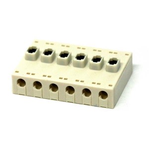 009286006021906, Проводные клеммы и зажимы 18-26AWG 6WAY POKE HOME THRU WIRE