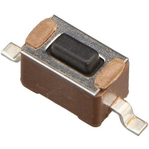 FSMSM, Кнопка тактильная на замыкание прямоугольный колпачок  0.05A 24В 1.77Н для поверхностного монтажа россыпь