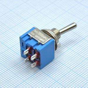 MTS-201, Тумблер ON-OFF  2 перекл. группы контактов 3А,250В