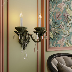 Лампа светодиодная филаментная Black Filament 5Вт свеча на ветру 4100К нейтр. бел. E14 450лм 104801205