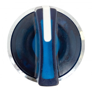 Исполнительный механизм переключателя ХB4 синий на 2 положения с фиксацией, с подсветкой с короткой ручкой IP65 EKF XB4BD2FL-B-65