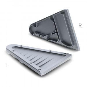 Заглушка ALU-TRIA-L левая 018260, Алюминиевая заглушка для ALU-TRIA левая. Рекомендуется использовать вместе с силиконовой прокладкой.  Цена указана за 1шт.