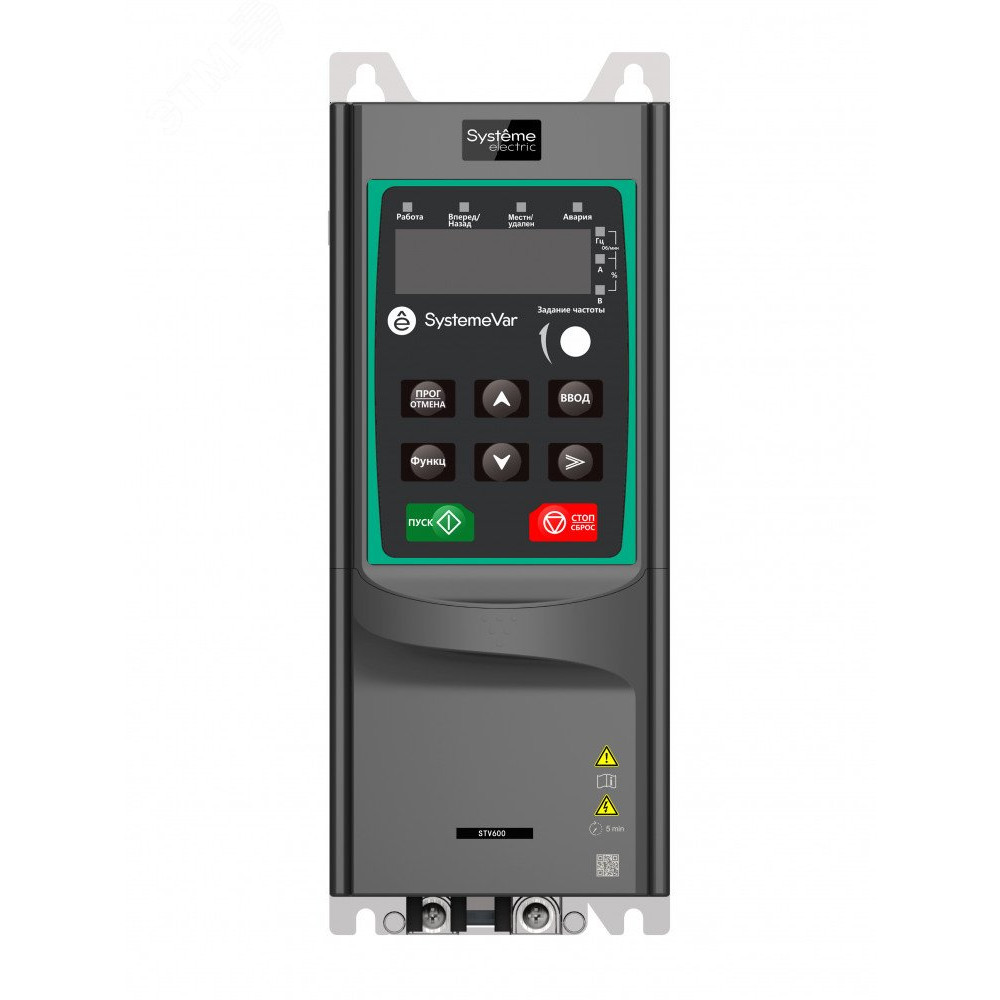 Изображение товара Преобразователь частоты STV600 2.2кВт 400В IP20 для электродвигателей