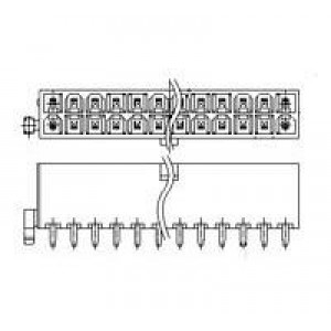 1-1775099-3, Электропитание платы ATX PWR CONN 1 BDLK 24 POS