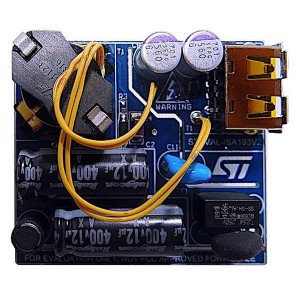 STEVAL-ISA193V2, Средства разработки интерфейсов 15 W, 5 V - 3 A output CC primary sensing USB adapter based on STCH02