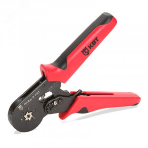 ПКВШ-6, Универсальный инструмент для опрессовки изолированных и неизолированных одинарных и двойных втулочных наконечников сечением 0.25-6мм2