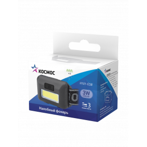 Фонарь светодиодный налобный компактный 3Вт COB KOC-H101-COB