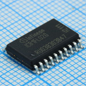 ICB1FL02GXUMA1, Балласт элекитронный и драйвер 12В/15В 100кГц 18-Pin DSO лента на катушке
