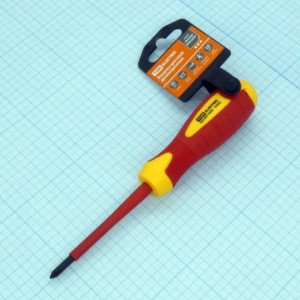 Отвёртка диэлектрическая TDM PH1* 80, Отвёртка диэлектрическая TDM PH1* 80