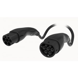 MEAC-T-032A-V1P1-03-5.0M-30A(H), Зарядный кабель для электромобиля Type2 - Розетка Type 2 питание 3 фазы, ток 32А, шнур 5м