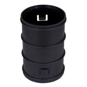 Муфта быстросъемная для двустенных труб d63 мм черная Plast CQR63