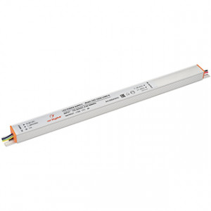 Блок питания ARV-12036-LONG-D (12V, 3A, 36W) 026419(1), Источник напряжения с гальванической развязкой для светодиодных изделий. Входное напряжение 200-240 VAC. Выходные параметры: 12 В, 3 А, 36 Вт. Встроенный PFC >0,5. Негерметичный алюминиевый корпус IP 20. Габаритные размеры длина 306 мм, ширина 18 мм, высо