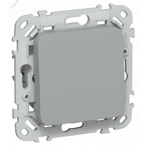 FLITE Выключатель 1-клавишный кнопочный 10А ВС11-2-0-ФлС серый IEK FI-V14-0-10-1-K03
