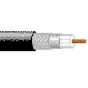 8218 010U500, Коаксиальные кабели 27AWG 1C SHIELD 500ft BOX BLACK