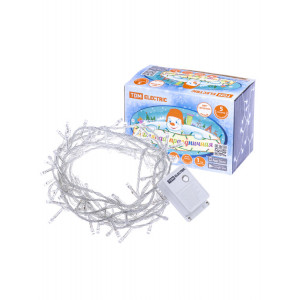 Гирлянда светодиодная СГ50Б5, белая, 5м, 8 режимов, 250 В, SQ0361-0038