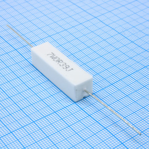 SQP7000R39JBP, Резистор керамический цементный аксиальный (SQP) 7Вт 0.39Ом ±5%