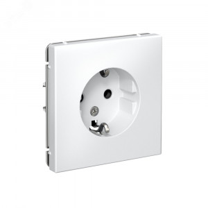 Розетка ArtGallery 16А с заземл. механизм бел. SE GAL000143