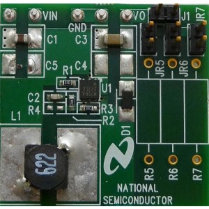 LM2735XSDEVAL, Средства разработки интегральных схем (ИС) управления питанием LM2735XSD EVAL BOARD