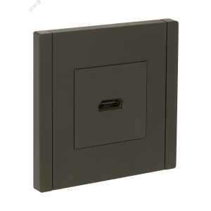 FORTE&PIANO Розетка HDMI FP340 серый IEK FP-H10-K03