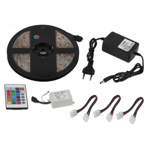 ЭРА Комплект светодиодной ленты 5050kit-14,4-60-12-IP65-RGB-5m (50/600)(кр.1шт)