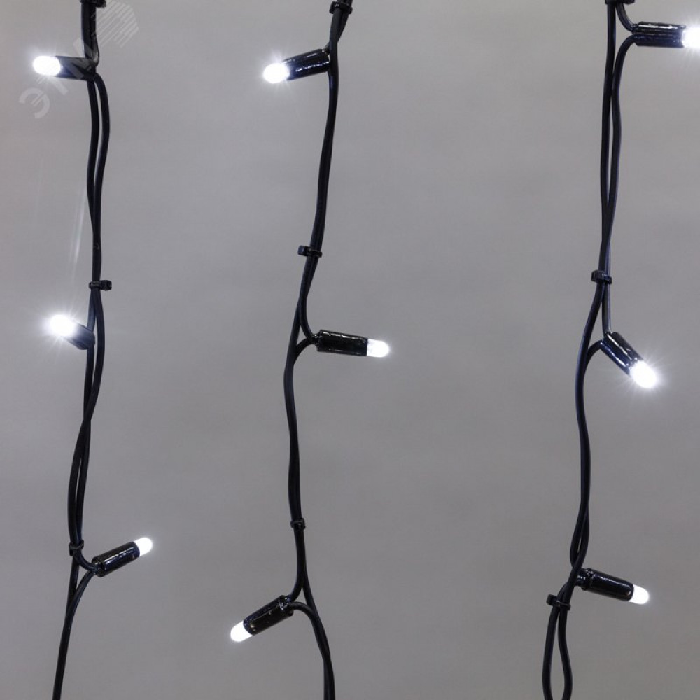 Изображение товара Светодиодная гирлянда Айсикл 4м 128LED белая 10Вт IP67