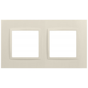 Рамка для розеток и выключателей Elegance 14-5012-02 Classic, на 2 поста, слоновая кость Б0060577