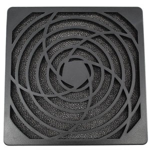 GRM92-30, Принадлежности для вентиляторов Plastic Filter Kit, 92mm, 30 Pores Media Black