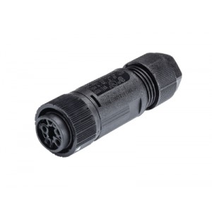 Разъем RST16I5/4S B1 ZT6 SW, Розеточный разъем на кабель диам. 7,1-13 мм, IP68(69k), 4 полюса, цвет: черный, номинальные характеристики: 250/400V+PE 16A, серия gesis RST MINI