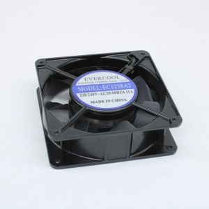 EC1238A2HST-7, Вентилятор 220В AC, 16W, 2500об/мин., 120x120х38мм, 162.24м3/час, 40дБ, подшипник скольжения, тип вывода - терминал