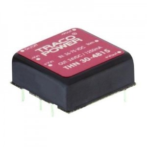 THN 30-2410, Преобразователи постоянного тока в постоянный с изоляцией Product Type: DC/DC; Package Style: 1"x1"; Output Power (W): 30; Input Voltage: 18-36 VDC; Output 1 (Vdc): 3.3; Output 2 (Vdc): N/A; Output 3 (Vdc): N/A