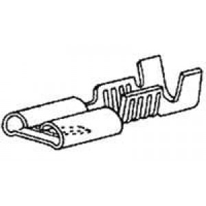 180351-5, Клеммы RECPT 6.35 x 0.81 mm