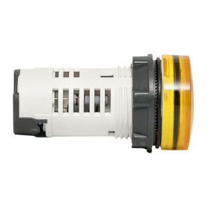 Матрица светодиодная AD16-22HS 230В AC IP65 желт. PROxima ledm-ad16-y-65, Лампа сигнальная d22-230V желт