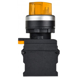 Переключатель с подсв. 2 полож. 1NO+1NC ж-лтый MASTER IEK MI-SW60-11XD-3-14-2-K05