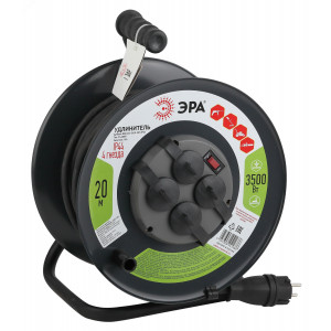 Удлинитель на метал. катушке 4х20м с заземл. 16А IP44 RMx-4es-3х2.5-20m-IP44(KG) КГ 3х2.5 Б0043057