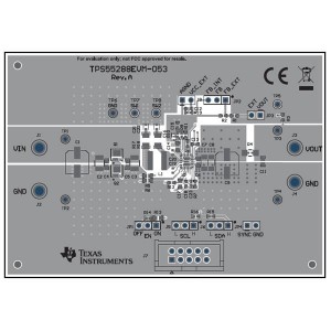 TPS55288EVM-053, Средства разработки интегральных схем (ИС) управления питанием TPS55288 buck-boost converter evaluation module with 2 MHz operation frequency