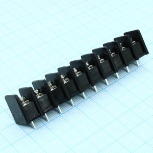 DG35C-B-10P-13-00A(H), Барьерный клеммный блок 10 контактов. Серия DG35C-B