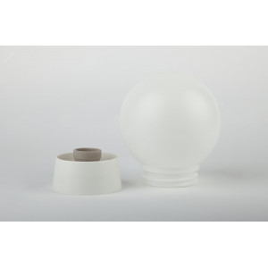 Светильник НБП 01-60-004 c прямым основанием Гранат полиэтилен IP20 E27 max 60Вт D150 шар белый Б0048027