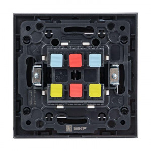 Переключатель проходной 2-кл. Стокгольм 10А механизм черн. PROxima EZV10-027-10