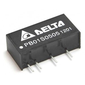 PB01S0515A, Преобразователи постоянного тока в постоянный с изоляцией DC/DC Converter, 15Vout, 1W