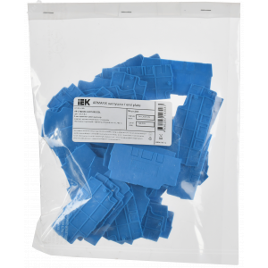 ARMAFIX Заглушка EPCX2.5-3 BU для колодки клеммной CP/CX2.5-3 синяя IEK AF-CT40-00-3-K07-002-ZGL